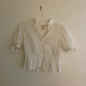 Eyelet Embroidery Blouse